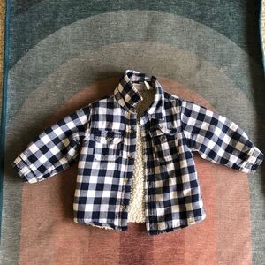 Koala Kids Plaid Sherpa Shacket Flannel